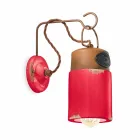 Applique en céramique et la rouille du fer Desiree Ferroluce Viadurini