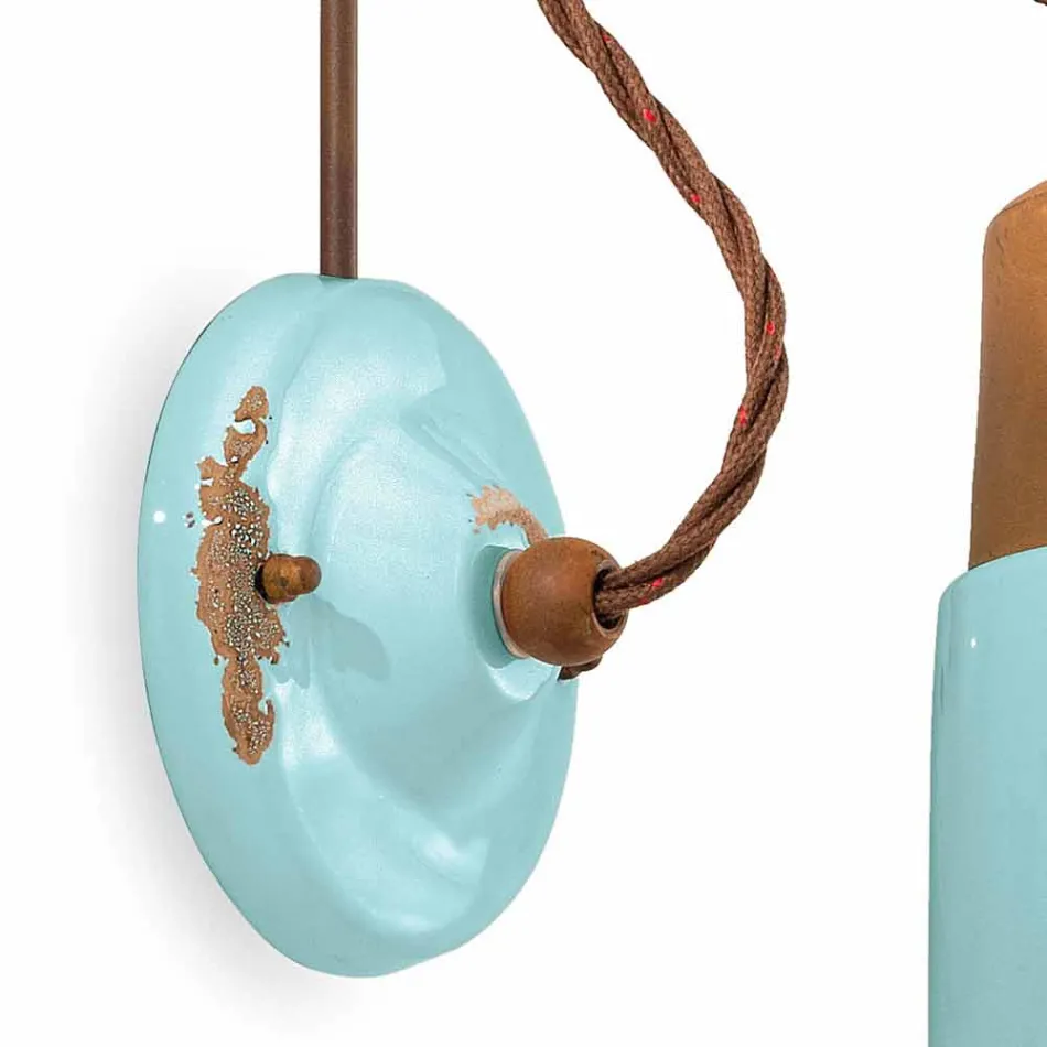 Applique en céramique et la rouille du fer Desiree Ferroluce Viadurini