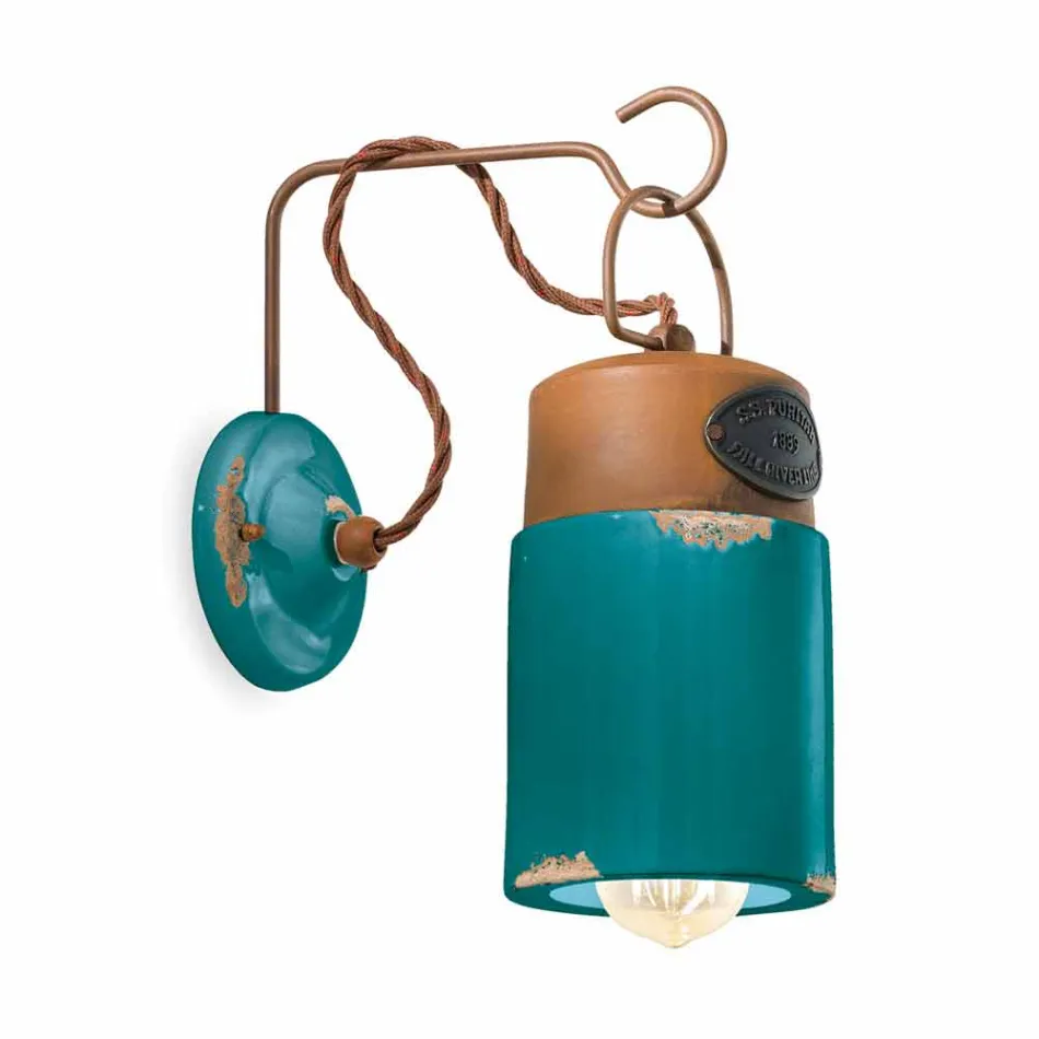 Applique en céramique et la rouille du fer Desiree Ferroluce Viadurini