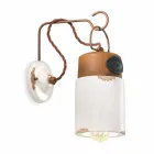 Applique en céramique et la rouille du fer Desiree Ferroluce Viadurini