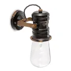 Applique en Fer et Céramique Industrielle Faite à la Main - Urbain Viadurini