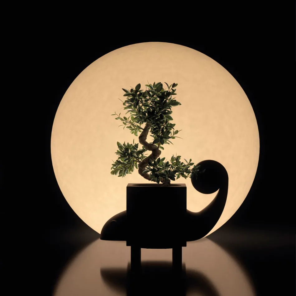Lampe sphérique bicolore en polyéthylène Calipso pour usage aquatique, fabriquée en Italie Viadurini