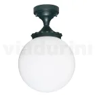 Plafonnier en Aluminium et Acrylique Opale Fabriqué en Italie - Trovaantracite Viadurini