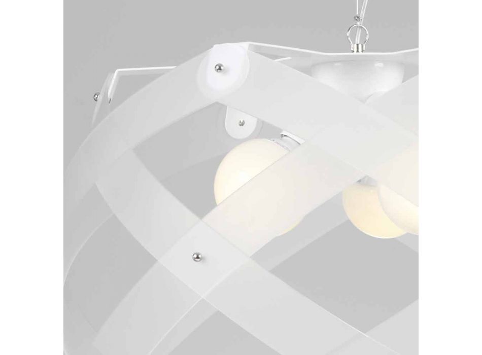 Lampe suspension 3 lumières 67 cm de diamètre méthacrylate de Vanna Viadurini