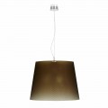 Lampe à suspension 3 lumière en polycarbonate design, diam 66cm Rania