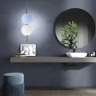 Suspension artisanale en verre de Venise soufflé - Jupiter Viadurini