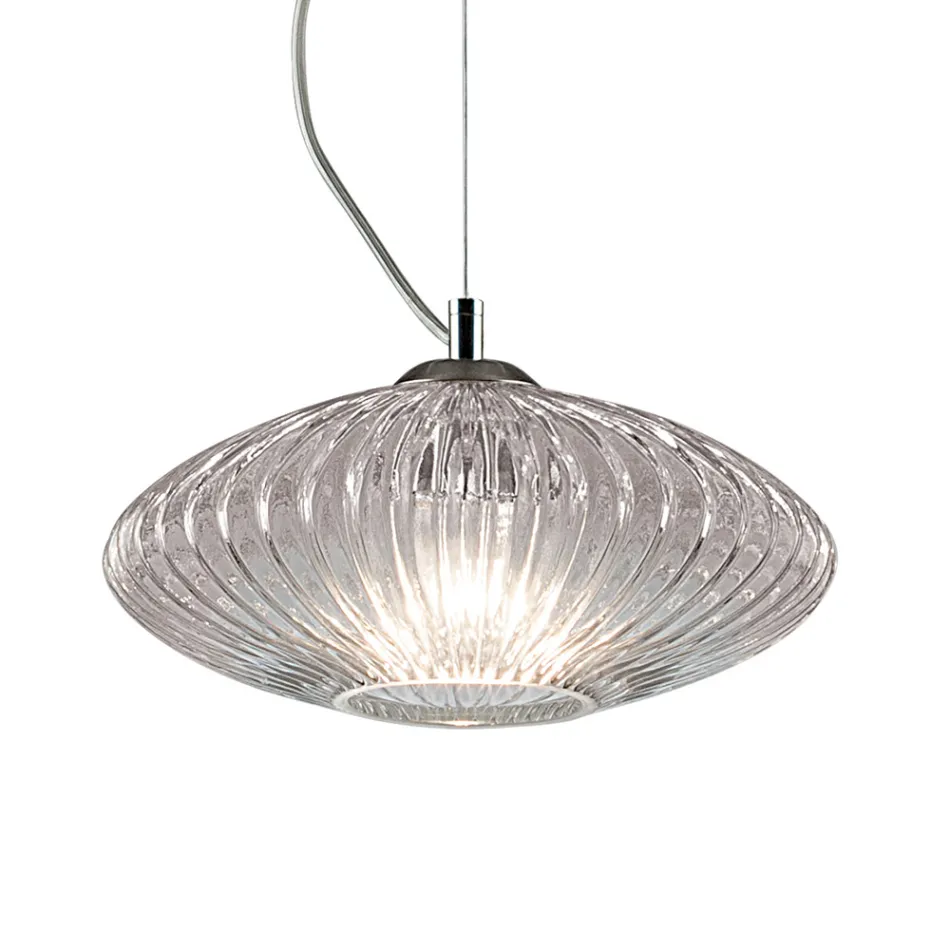 Lampe à Suspension en Verre Soufflé Fait Main à Venise - Dafne Viadurini