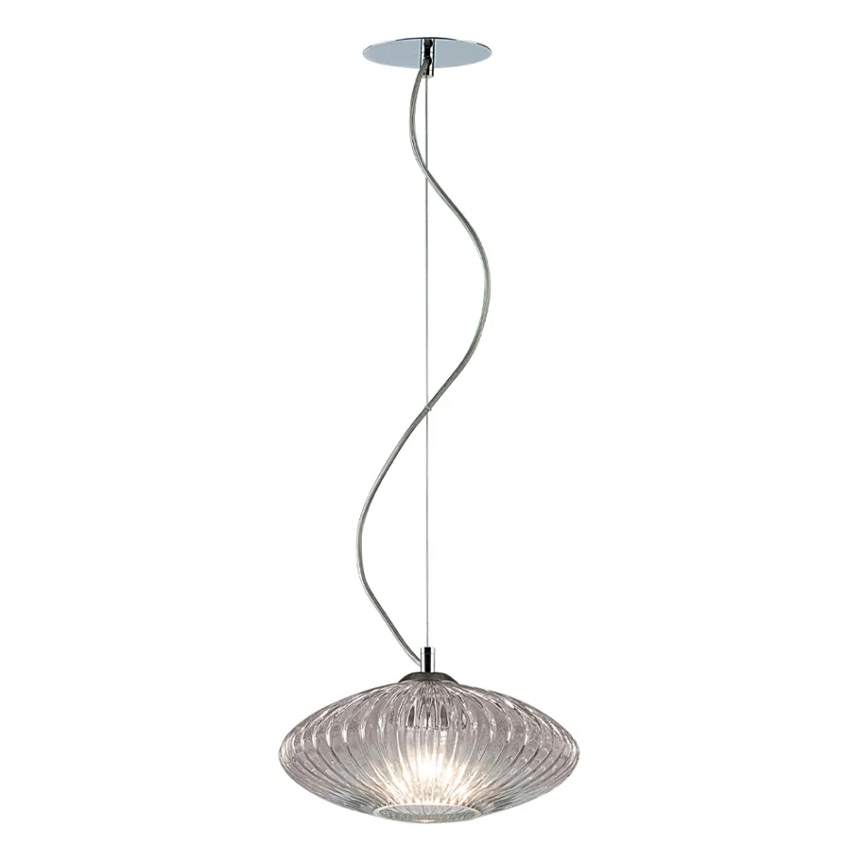 Lampe à Suspension en Verre Soufflé Fait Main à Venise - Dafne Viadurini