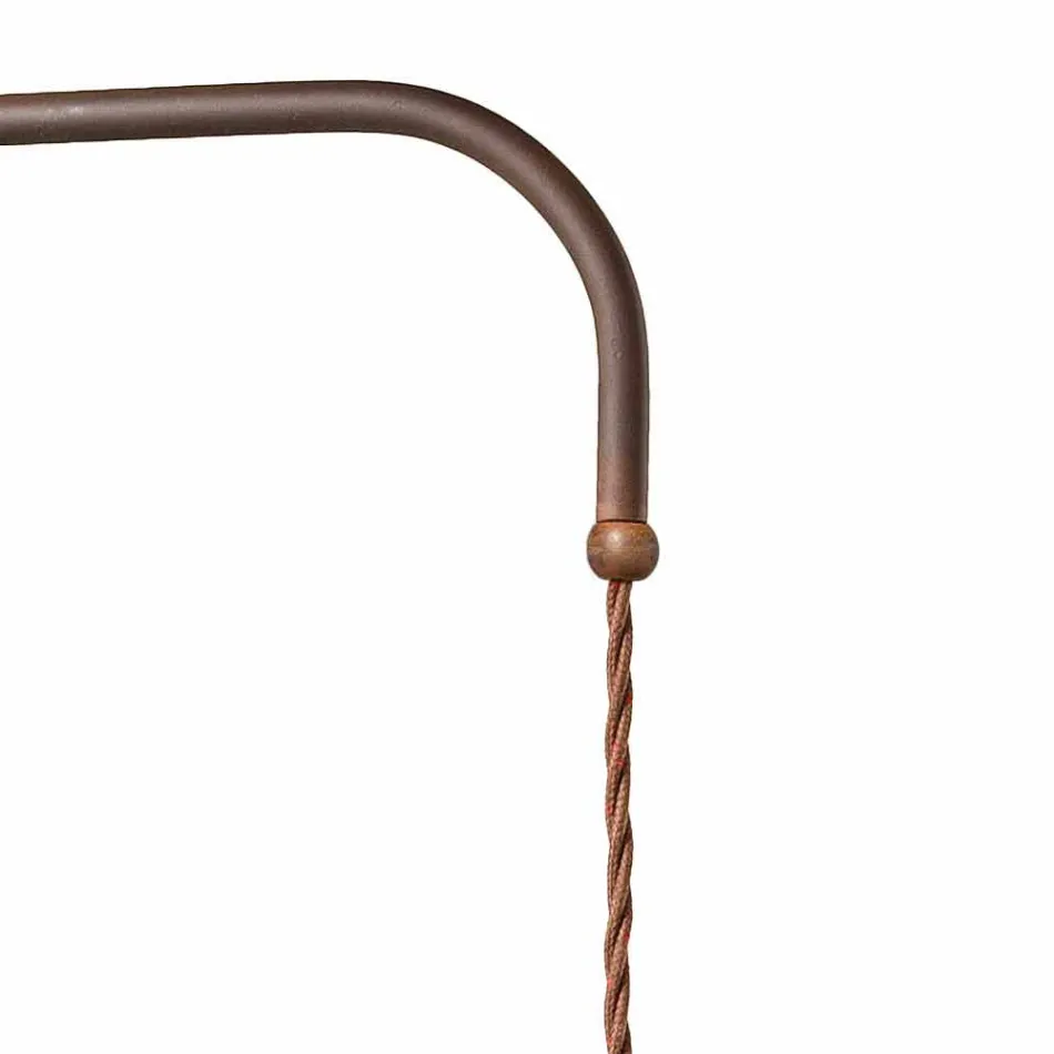 Lampe à suspension avec bras directionnel style campagnard Sally Viadurini