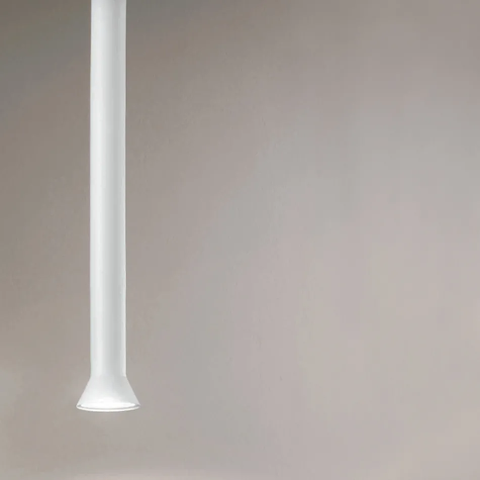 Lampe à Suspension avec Cadre en Métal et Câbles Réglables - Bouleau Viadurini