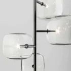 Lampe à suspension avec structure en métal brillant Made in Italy - Donatina Viadurini
