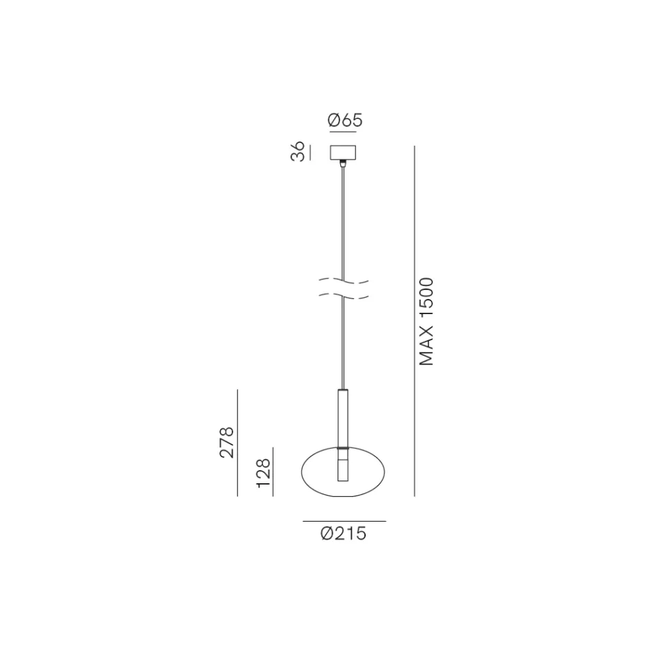 Lampe à suspension avec verre de différentes formes fabriquée en Italie - Sintonia Viadurini