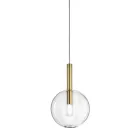 Lampe à suspension avec verre de différentes formes fabriquée en Italie - Sintonia Viadurini