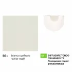 Suspension extérieure en aluminium blanc fabriqué en Italie, Anusca Viadurini