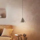 Lampe à Suspension d'Intérieur en Graphène ou Maroc Fabriquée en Italie - Pluie Viadurini