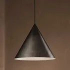 Lampe à Suspension d'Intérieur en Graphène ou Maroc Fabriquée en Italie - Pluie Viadurini
