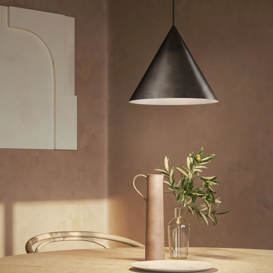 Lampe à Suspension d'Intérieur en Graphène ou Maroc Fabriquée en Italie - Pluie Viadurini