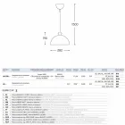 Lampe de pendentif en céramique Le Lustri 8 Viadurini