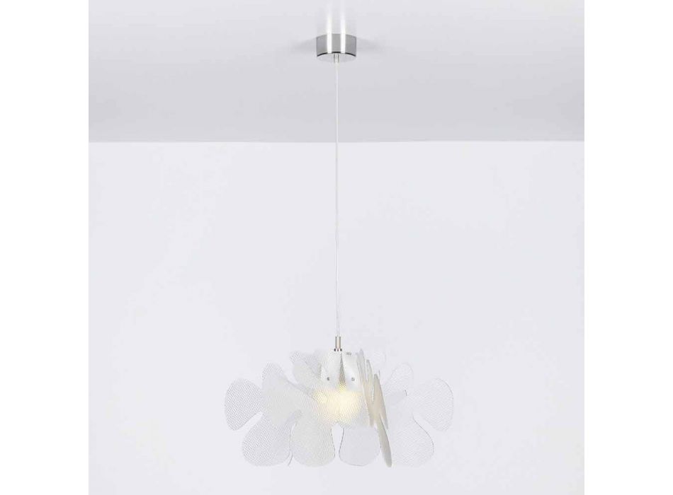 Lampe design méthacrylate pendentif, L.55 x P.55cm, Debora Viadurini