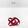 Lampe à suspension design moderne en méthacrylate, diam. 56 cm, Ferdi