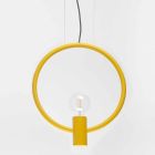 Lampe à Suspension Design en Acier Made in Italy - Delizia Viadurini