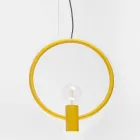 Lampe à Suspension Design en Acier Made in Italy - Delizia Viadurini