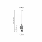 Lampe à Suspension Design en Céramique 3 Finitions Made in Italy - Futurisme Viadurini