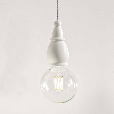 Lampe à suspension design en céramique Made in Italy - Fate by Aldo Bernardi Viadurini