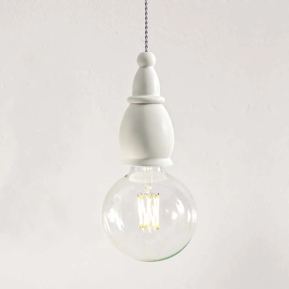 Lampe à suspension design en céramique Made in Italy - Fate by Aldo Bernardi Viadurini