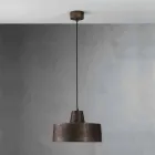 suspension design Lampe en fer antique Jean Il Fanale Viadurini