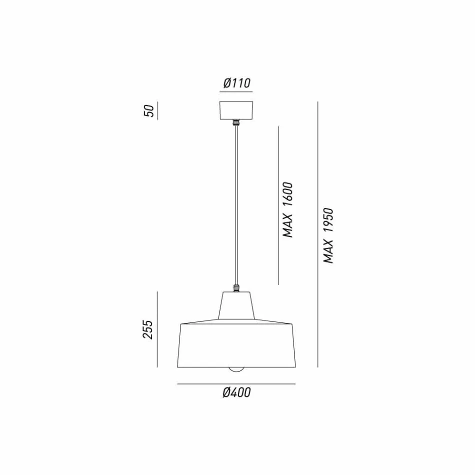 suspension design Lampe en fer antique Jean Il Fanale Viadurini