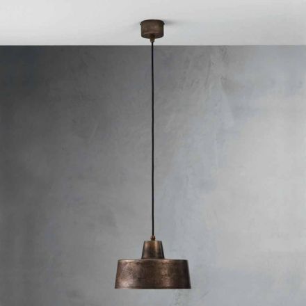 suspension design Lampe en fer antique Jean Il Fanale Viadurini