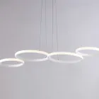 Aldebaran - Suspension design en verre et métal, fabriquée en Italie Viadurini