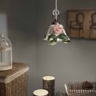 Lampe suspendue de style rustique faite en Italie Napoli par Ferroluce Viadurini