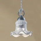 Suspension en fer et céramique peinte à la main peinte à la main - Chieti Viadurini