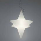 Lampe à Suspension LED en Forme d'Étoile d'Intérieur Design par Slide - Sirio Viadurini