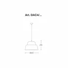 Suspension moderne en aluminium - Cappadoce Aldo Bernardi Viadurini