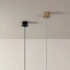 Lampe à suspension en aluminium enduit de poudre et câble réglable - Buxus Viadurini