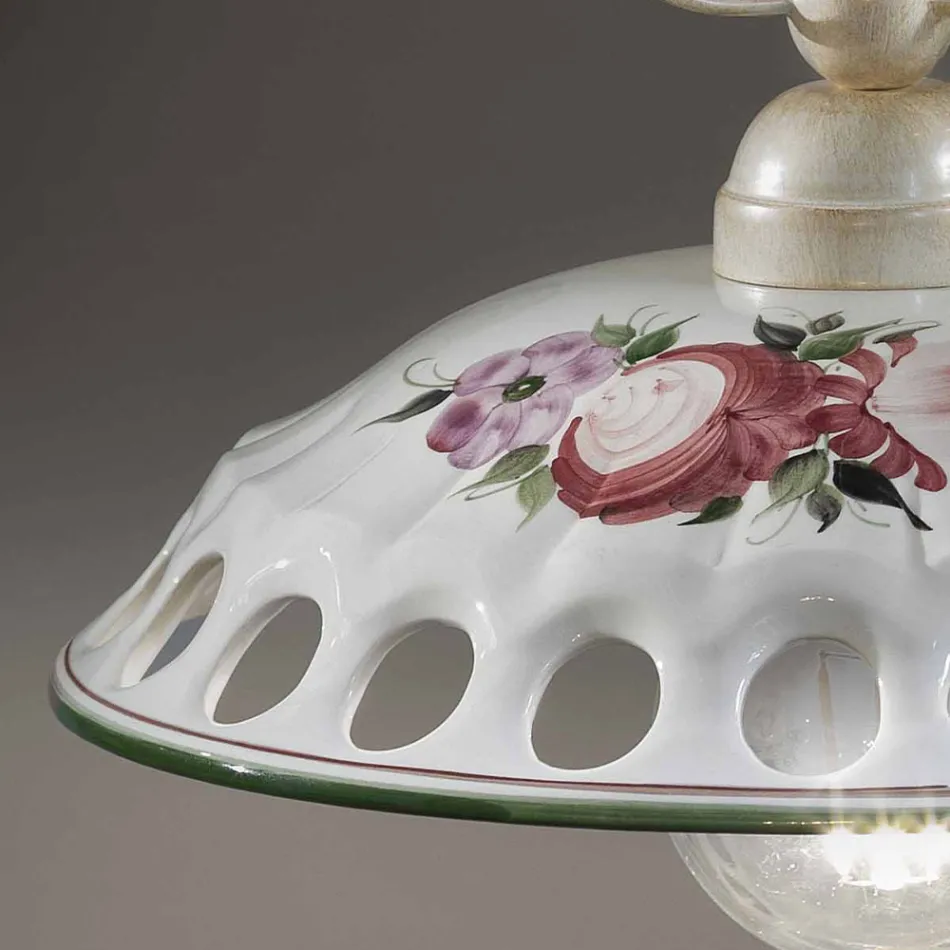 Suspension en céramique artisanale avec Passanastri - Naples Viadurini