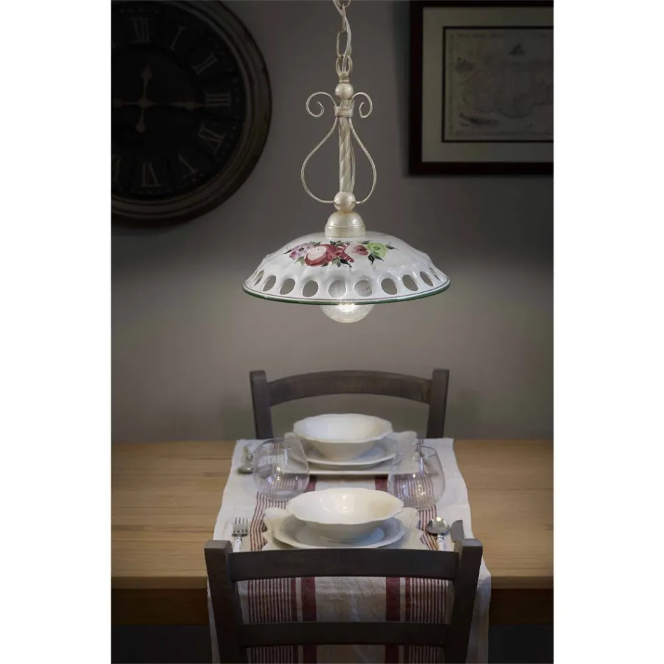 Suspension en céramique artisanale avec Passanastri - Naples Viadurini