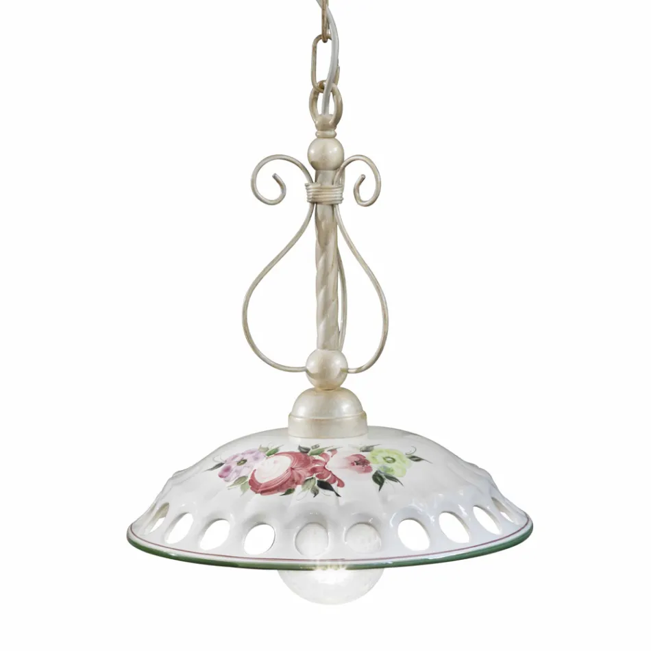 Suspension en céramique artisanale avec Passanastri - Naples Viadurini