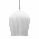 Lampe à Suspension Design Céramique Blanc Brillant en 4 Formes - Oasis Viadurini