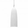 Lampe à Suspension Design Céramique Blanc Brillant en 4 Formes - Oasis