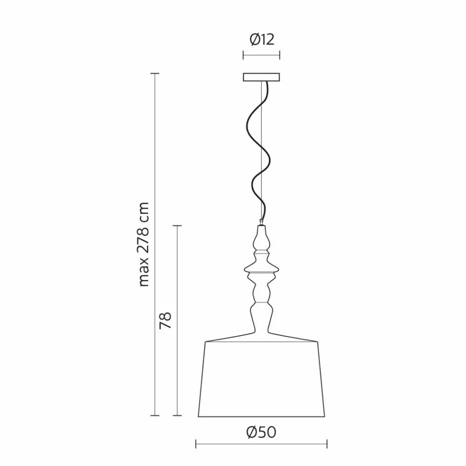 Lampe à suspension en céramique blanche. Abat-jour en lin Design court - Cadabra Viadurini