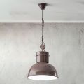 Lampe à Suspension Design Industriel en Céramique Colorée - Gennina
