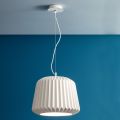 Lampe à Suspension en Céramique Colorée Design Moderne - Accordéon