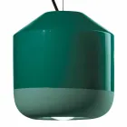 Lampe à suspension en céramique colorée Made in Italy - Ferroluce Bellota Viadurini
