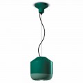 Lampe à suspension en céramique colorée Made in Italy - Ferroluce Bellota