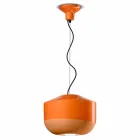 Lampe à suspension en céramique colorée Made in Italy - Ferroluce Bellota Viadurini
