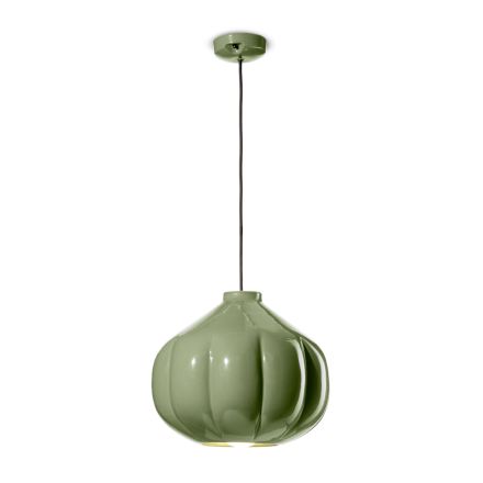Lampe à suspension en céramique de 2 finitions fabriquée en Italie - Afoxe Viadurini